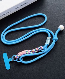 ALWAYS GOOD TIME（オルウェイズグッドタイム）の「選べるカラー】 スマホショートストラップ／マルチショートストラップ（長さ調整可）（スマホグッズ）」