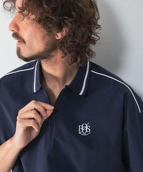 URBAN RESEARCH Sonny Label(アーバンリサーチサニーレーベル)の「OOPS 撥水襟付きTシャツ(Tシャツ/カットソー・メンズ・ブラック/オフホワイト/ネイビー・X-LARGE/MEDIUM/LARGE)」の3枚目の写真