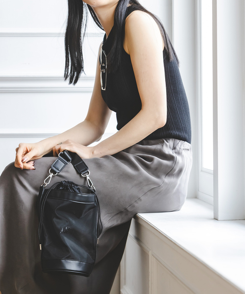 Noble(ノーブル)の「《追加・WEB&なんばCITY店限定》N.Jam/エヌジャム バケツ型ショルダーバッグ(ショルダーバッグ・レディース・ブラック・FREE)」の3枚目の写真