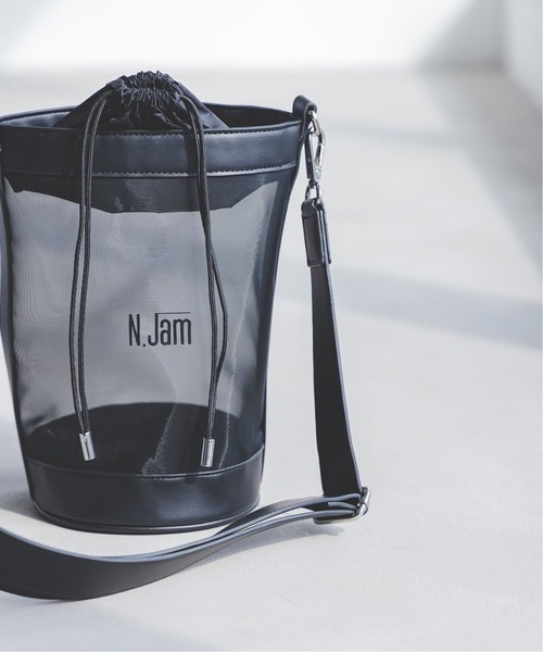 Noble(ノーブル)の「《追加・WEB&なんばCITY店限定》N.Jam/エヌジャム バケツ型ショルダーバッグ(ショルダーバッグ・レディース・ブラック・FREE)」の6枚目の写真