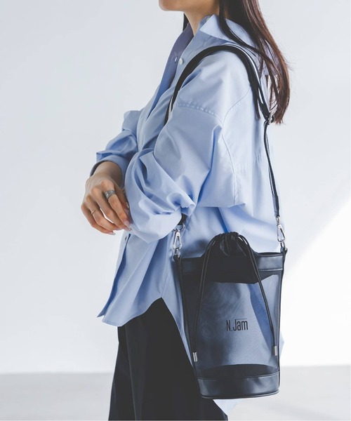 Noble(ノーブル)の「《追加・WEB&なんばCITY店限定》N.Jam/エヌジャム バケツ型ショルダーバッグ(ショルダーバッグ・レディース・ブラック・FREE)」の8枚目の写真