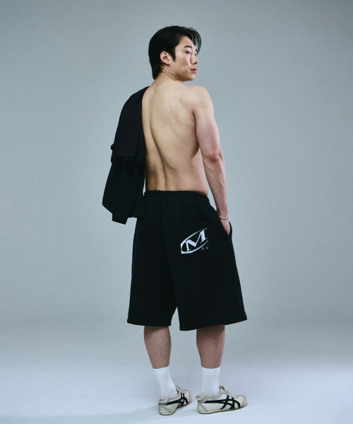 MIHAK（ミハク）の「ポケットロゴバミューダパンツ (ネイビー)（その他パンツ・メンズ・その他・3/1/2）」の3枚目の写真