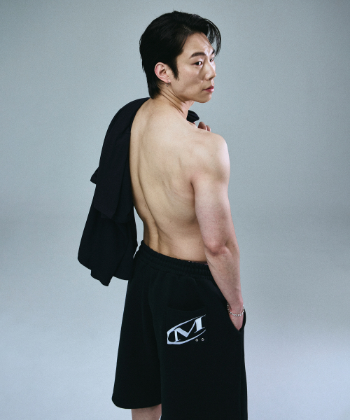 MIHAK（ミハク）の「ポケットロゴバミューダパンツ (ネイビー)（その他パンツ・メンズ・その他・3/1/2）」の4枚目の写真