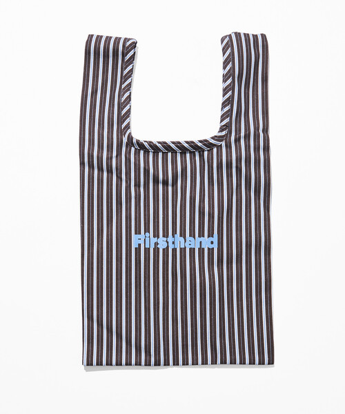 Firsthand（ファーストハンド）の「Firsthand/ファーストハンド ストライプ プリント キャンバス マルシェバッグ（トートバッグ・メンズ・オフホワイト/グリーン/ブラウン/ベージュ/オレンジ・ONE SIZE）」の16枚目の写真