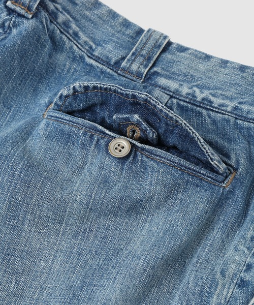 BOW WOW(バウワウ)の「US ARMY DENIM SHORTS AGED(デニムパンツ・メンズ・インディゴブルー・L/XL)」の4枚目の写真
