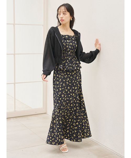 SNIDEL（スナイデル）の「Sustainableフルーツプリントマーメイドスカート（スカート・レディース・ダークネイビー/ピンク/アイボリー・1/0）」の15枚目の写真