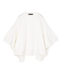 HAVERSACK | HAVERSACK コットンジャージー フリルスリーブプルオーバー(Tシャツ/カットソー)
