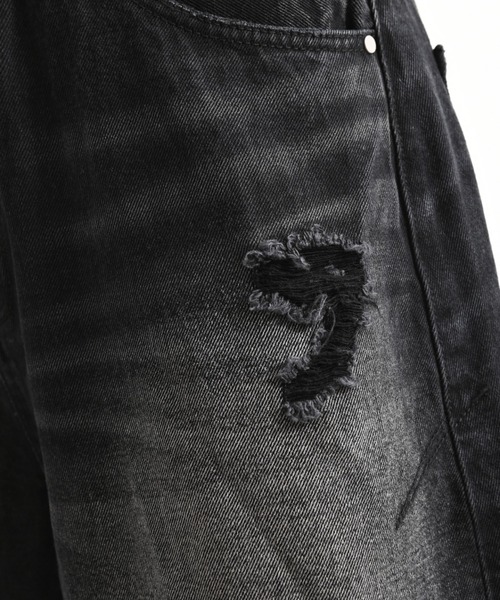 FUGA(フーガ)の「『FUGA/フーガ』FUGA × 2002 Skull Baggy Denim Pants(デニムパンツ・メンズ・ブラック・S/M/L)」の2枚目の写真