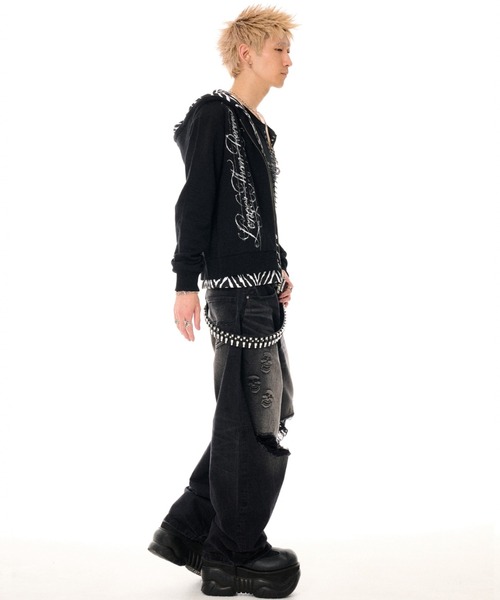 FUGA(フーガ)の「『FUGA/フーガ』FUGA × 2002 Skull Baggy Denim Pants(デニムパンツ・メンズ・ブラック・S/M/L)」の19枚目の写真