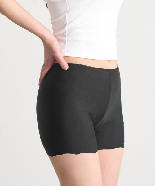 Futier land(フューティアランド)の「【ペチパンツ/インナーパンツ】接触冷感シームレスペチコートショーツ / 透け防止(その他パンツ・レディース・ブラック/ホワイト/ベージュ・X-LARGE/MEDIUM)」の7枚目の写真