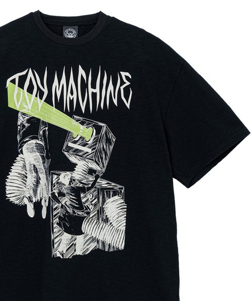 TOY MACHINE(トイ マシーン)の「TM HORROR SHOW SLUB YARN SS TEE(Tシャツ/カットソー・メンズ・ブラック/グレー・XL/L/M)」の2枚目の写真
