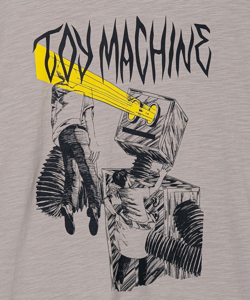 TOY MACHINE(トイ マシーン)の「TM HORROR SHOW SLUB YARN SS TEE(Tシャツ/カットソー・メンズ・ブラック/グレー・XL/L/M)」の11枚目の写真