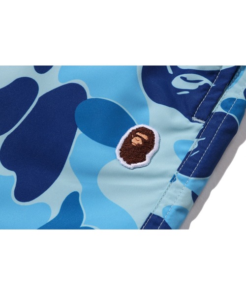 A BATHING APE(アベイシングエイプ)の「ABC CAMO APE HEAD ONE POINT BEACH SHORTS(その他パンツ・キッズ・ブルー/グリーン/ピンク・100/140/110/90/130/120)」の8枚目の写真