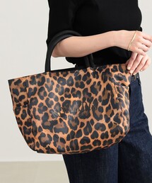 Demi-Luxe BEAMS | 【別注】NOMADIS / SAC2 WIDE レオパード ロゴ トートバッグ(トートバッグ)