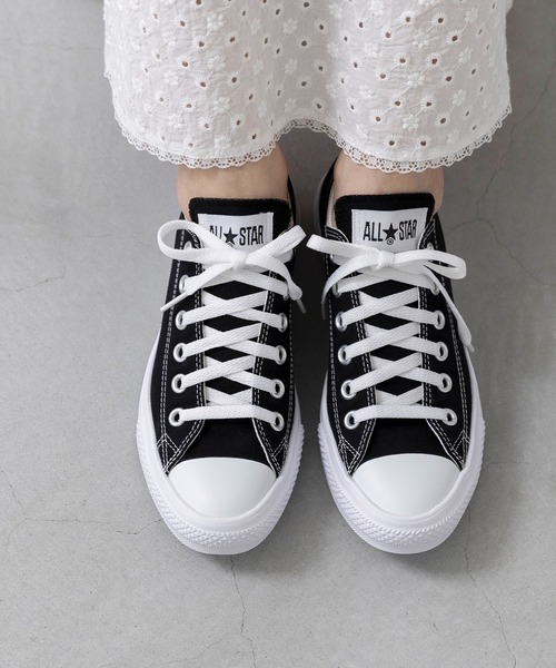 CONVERSE（コンバース）の「CONVERSE コンバース ALL STAR LIGHT オールスター ライト（スニーカー・レディース・ホワイト/ブラック・25.0cm/24.5cm/24.0cm/23.5cm/23.0cm）」の6枚目の写真