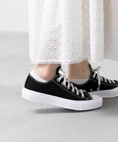 CONVERSE（コンバース）の「CONVERSE コンバース ALL STAR LIGHT オールスター ライト（スニーカー・レディース・ホワイト/ブラック・25.0cm/24.5cm/24.0cm/23.5cm/23.0cm）」の8枚目の写真