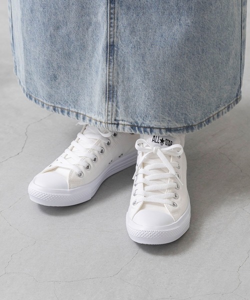 CONVERSE（コンバース）の「CONVERSE コンバース ALL STAR LIGHT オールスター ライト（スニーカー・レディース・ホワイト/ブラック・25.0cm/24.5cm/24.0cm/23.5cm/23.0cm）」の13枚目の写真