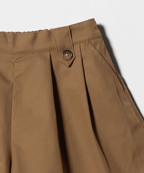 green label relaxing（グリーンレーベルリラクシング）の「ベルトループ デザイン キュロット / キッズ 100cm-160cm（チノパンツ・キッズ・ブラウン系/ベージュ・100cm/150cm/110cm/130cm/140cm/160cm/120cm）」の15枚目の写真