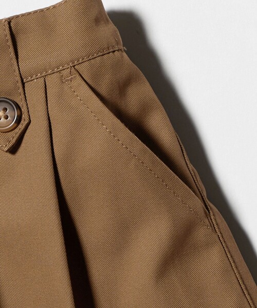 green label relaxing（グリーンレーベルリラクシング）の「ベルトループ デザイン キュロット / キッズ 100cm-160cm（チノパンツ・キッズ・ブラウン系/ベージュ・100cm/150cm/110cm/130cm/140cm/160cm/120cm）」の16枚目の写真