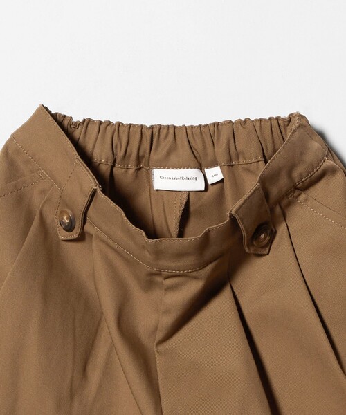 green label relaxing（グリーンレーベルリラクシング）の「ベルトループ デザイン キュロット / キッズ 100cm-160cm（チノパンツ・キッズ・ブラウン系/ベージュ・100cm/150cm/110cm/130cm/140cm/160cm/120cm）」の17枚目の写真