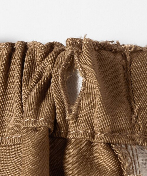 green label relaxing（グリーンレーベルリラクシング）の「ベルトループ デザイン キュロット / キッズ 100cm-160cm（チノパンツ・キッズ・ブラウン系/ベージュ・100cm/150cm/110cm/130cm/140cm/160cm/120cm）」の20枚目の写真
