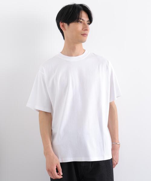 NANO universe(ナノユニバース)の「NORMANBROS別注 スムースタッチ Tシャツ 半袖(Tシャツ/カットソー・メンズ・ブラック/ホワイト/イエロー/ミント・M/L)」の2枚目の写真