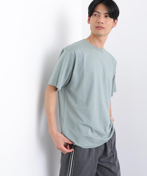 NANO universe(ナノユニバース)の「NORMANBROS別注 スムースタッチ Tシャツ 半袖(Tシャツ/カットソー・メンズ・ブラック/ホワイト/イエロー/ミント・M/L)」の3枚目の写真