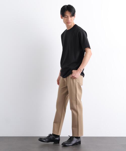 NANO universe(ナノユニバース)の「NORMANBROS別注 スムースタッチ Tシャツ 半袖(Tシャツ/カットソー・メンズ・ブラック/ホワイト/イエロー/ミント・M/L)」の10枚目の写真
