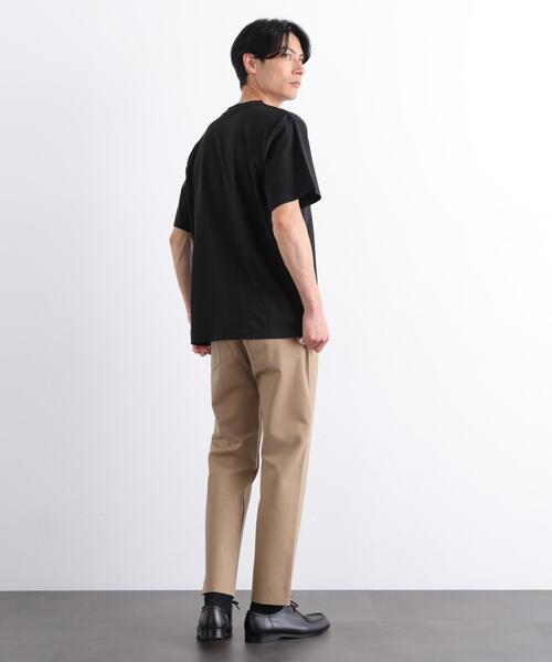 NANO universe(ナノユニバース)の「NORMANBROS別注 スムースタッチ Tシャツ 半袖(Tシャツ/カットソー・メンズ・ブラック/ホワイト/イエロー/ミント・M/L)」の11枚目の写真