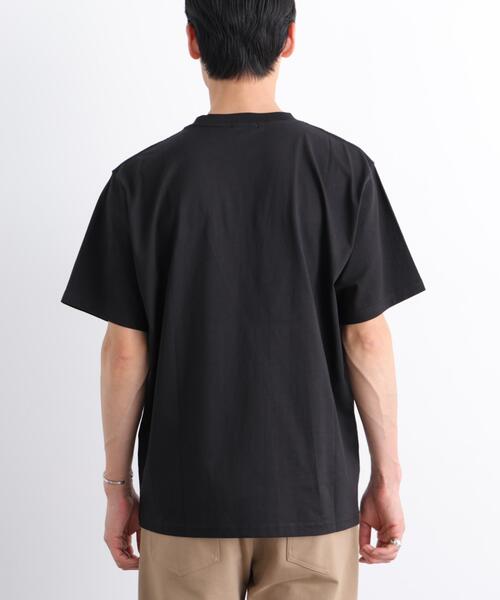 NANO universe(ナノユニバース)の「NORMANBROS別注 スムースタッチ Tシャツ 半袖(Tシャツ/カットソー・メンズ・ブラック/ホワイト/イエロー/ミント・M/L)」の13枚目の写真
