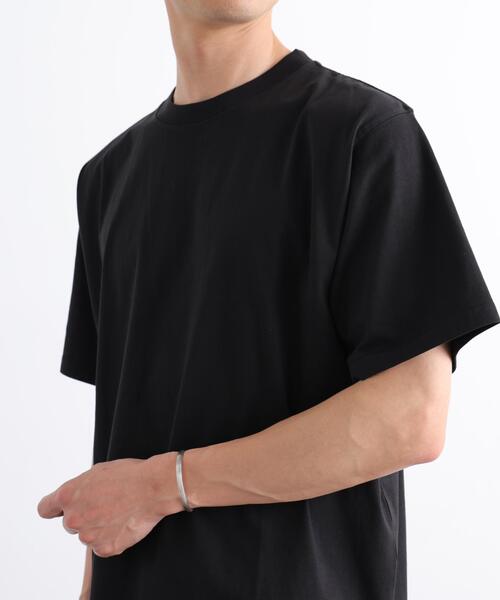 NANO universe(ナノユニバース)の「NORMANBROS別注 スムースタッチ Tシャツ 半袖(Tシャツ/カットソー・メンズ・ブラック/ホワイト/イエロー/ミント・M/L)」の15枚目の写真