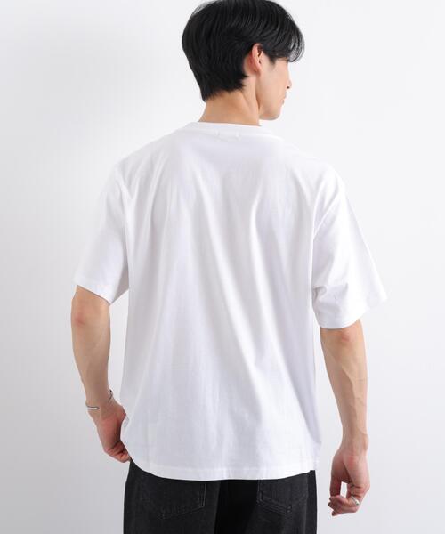 NANO universe(ナノユニバース)の「NORMANBROS別注 スムースタッチ Tシャツ 半袖(Tシャツ/カットソー・メンズ・ブラック/ホワイト/イエロー/ミント・M/L)」の20枚目の写真