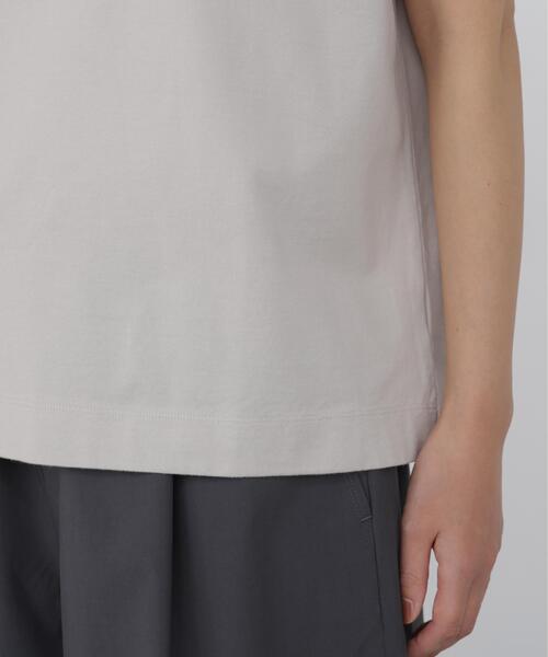 human woman(ヒューマンウーマン)の「◆刺繍ロゴTシャツ(Tシャツ/カットソー・レディース・ベージュ系その他2/ブラウン・MEDIUM)」の7枚目の写真