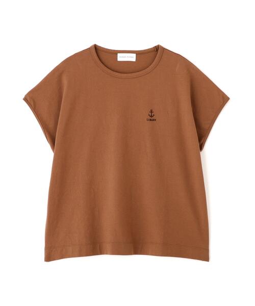 human woman(ヒューマンウーマン)の「◆刺繍ロゴTシャツ(Tシャツ/カットソー・レディース・ベージュ系その他2/ブラウン・MEDIUM)」の9枚目の写真