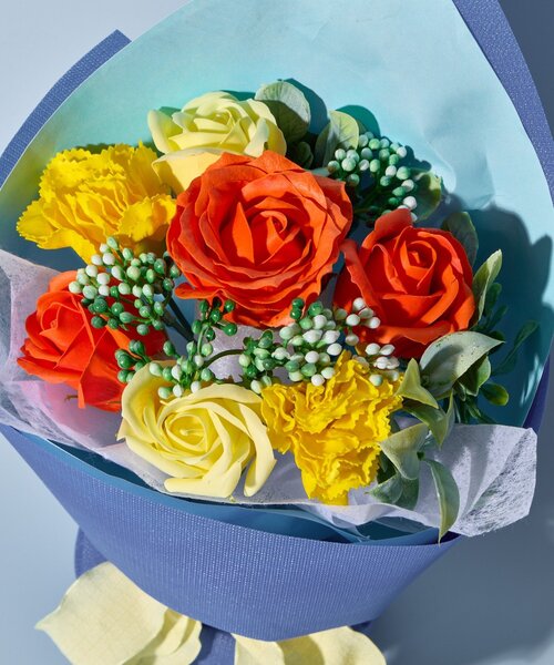 BIRTHDAY BAR(バースデイバー)の「Kindly Yours Soap Flower ソープフラワーブーケ(インテリア雑貨・レディース・イエロー/ピンク・0)」の8枚目の写真