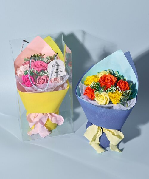 BIRTHDAY BAR(バースデイバー)の「Kindly Yours Soap Flower ソープフラワーブーケ(インテリア雑貨・レディース・イエロー/ピンク・0)」の3枚目の写真