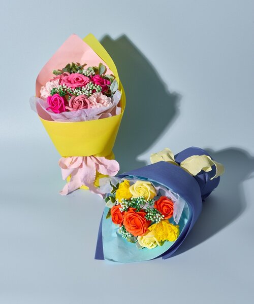 BIRTHDAY BAR(バースデイバー)の「Kindly Yours Soap Flower ソープフラワーブーケ(インテリア雑貨・レディース・イエロー/ピンク・0)」の4枚目の写真