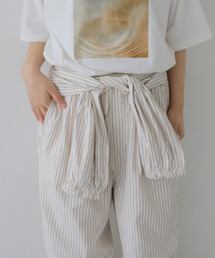 cheriella | 【cheriella】ストライプ柄レイヤードイージーパンツ STRIPE LAYERED EASY PANTS(その他パンツ)