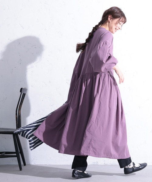 soulberry（ソウルベリー）の「ポプリのワンピース（ワンピース・レディース・ラベンダー・M/5L/4L/3L/LL/L）」の10枚目の写真
