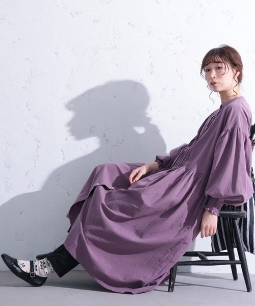 soulberry（ソウルベリー）の「ポプリのワンピース（ワンピース・レディース・ラベンダー・M/5L/4L/3L/LL/L）」の2枚目の写真