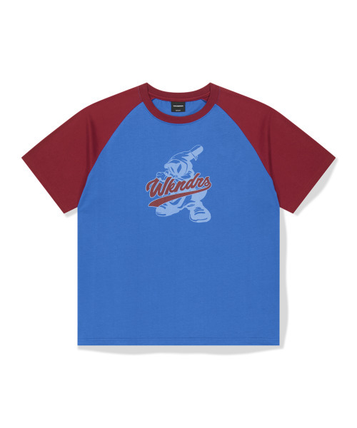 WKNDRS(ウィーキャンドース)の「GHOST SLUGGER T-SHIRT (BLUE)(Tシャツ/カットソー・レディース・その他・SMALL/MEDIUM/LARGE/X-LARGE)」の1枚目の写真