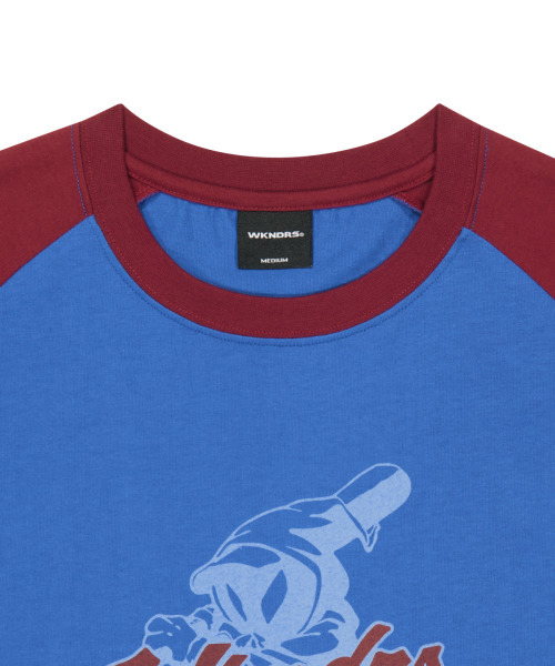 WKNDRS(ウィーキャンドース)の「GHOST SLUGGER T-SHIRT (BLUE)(Tシャツ/カットソー・レディース・その他・SMALL/MEDIUM/LARGE/X-LARGE)」の3枚目の写真