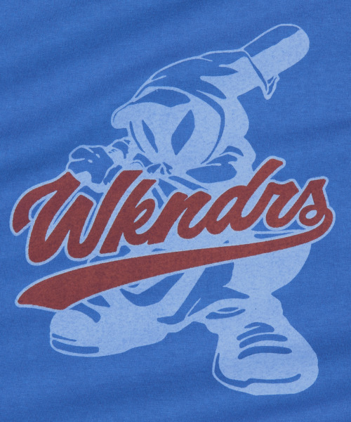 WKNDRS(ウィーキャンドース)の「GHOST SLUGGER T-SHIRT (BLUE)(Tシャツ/カットソー・レディース・その他・SMALL/MEDIUM/LARGE/X-LARGE)」の5枚目の写真