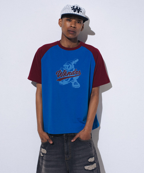 WKNDRS(ウィーキャンドース)の「GHOST SLUGGER T-SHIRT (BLUE)(Tシャツ/カットソー・レディース・その他・SMALL/MEDIUM/LARGE/X-LARGE)」の6枚目の写真