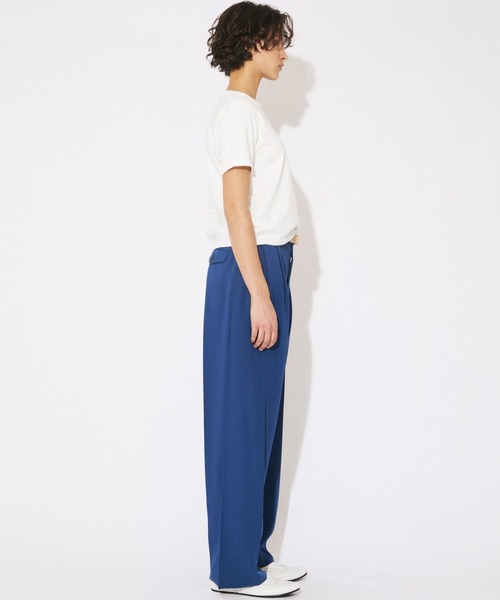 beautiful people(ビューティフルピープル)の「triacetate double cloth side 2tuck pants(スラックス・レディース・ブラック/ボルドー/ブルー・36)」の14枚目の写真