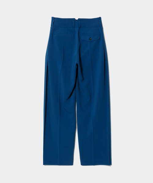 beautiful people(ビューティフルピープル)の「triacetate double cloth side 2tuck pants(スラックス・レディース・ブラック/ボルドー/ブルー・36)」の18枚目の写真