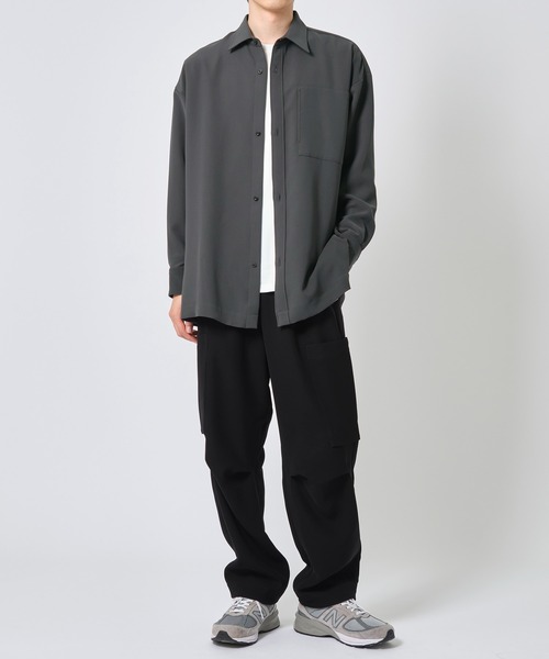 N.HOOLYWOOD(N.ハリウッド)の「【N.HOOLYWOOD】2242-SH25-095 SHIRT(シャツ/ブラウス・メンズ・ダークグレー・38)」の2枚目の写真