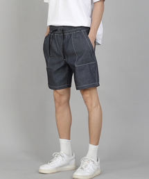 SAINTCREW（セントクルー）の「バックダートポイントショートパンツ SRS-381 デニムライトインディゴ WHS（その他パンツ）」