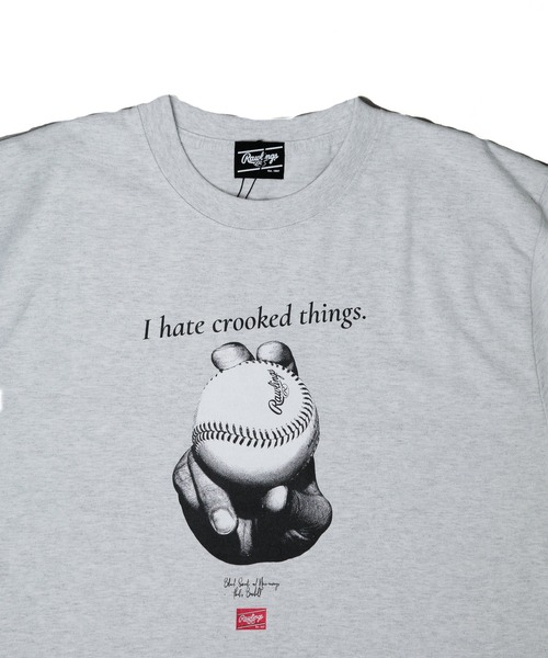 B.I.D.(ビーアイディー)の「《Rawlings/ローリングス》STRAIGHT T / ストレートTシャツ(Tシャツ/カットソー・メンズ・ライトグレー/ブラック/ホワイト・LARGE/X-LARGE/MEDIUM)」の4枚目の写真