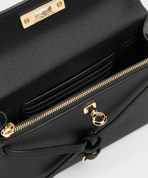 CHARLES & KEITH(チャールズ & キース)の「Tricha トリチャ ノッテッドベルト トップハンドルバッグ(ハンドバッグ・レディース・ブラック/ピンク/ベージュ系その他6・S)」の22枚目の写真